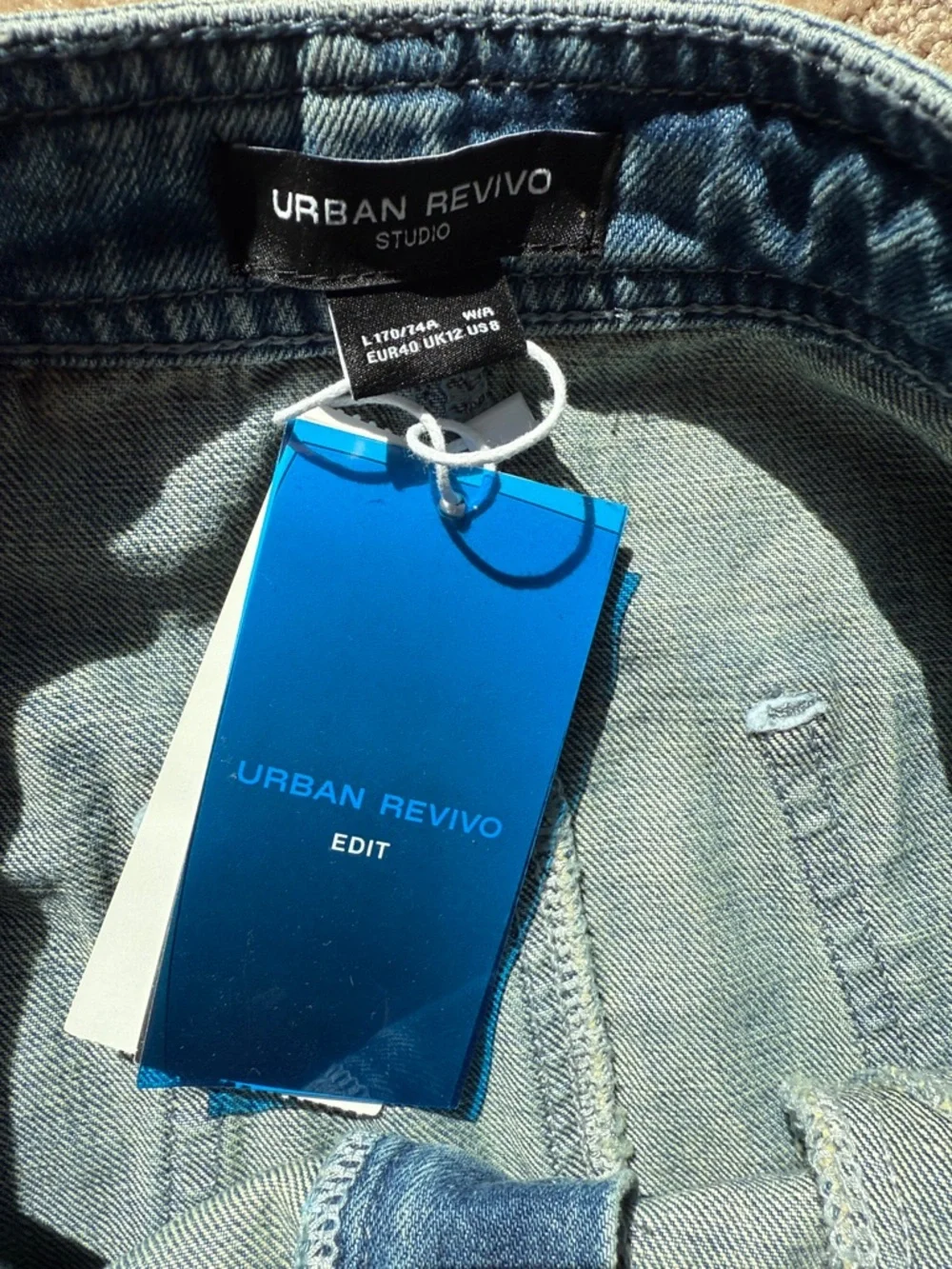 Urban Revivo‎ Deconstructed Denim Skirt